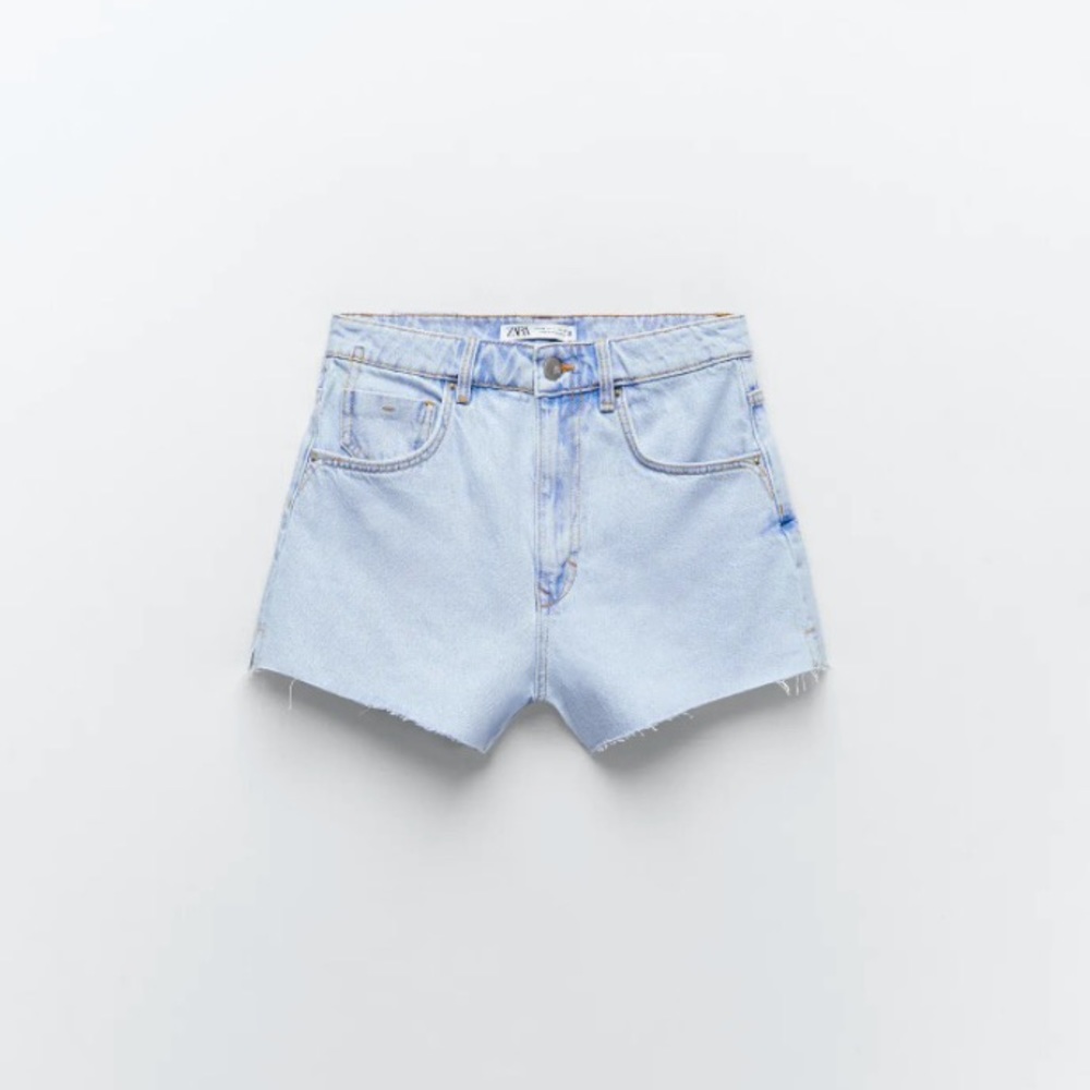 NWT Zara high rise denim shorts